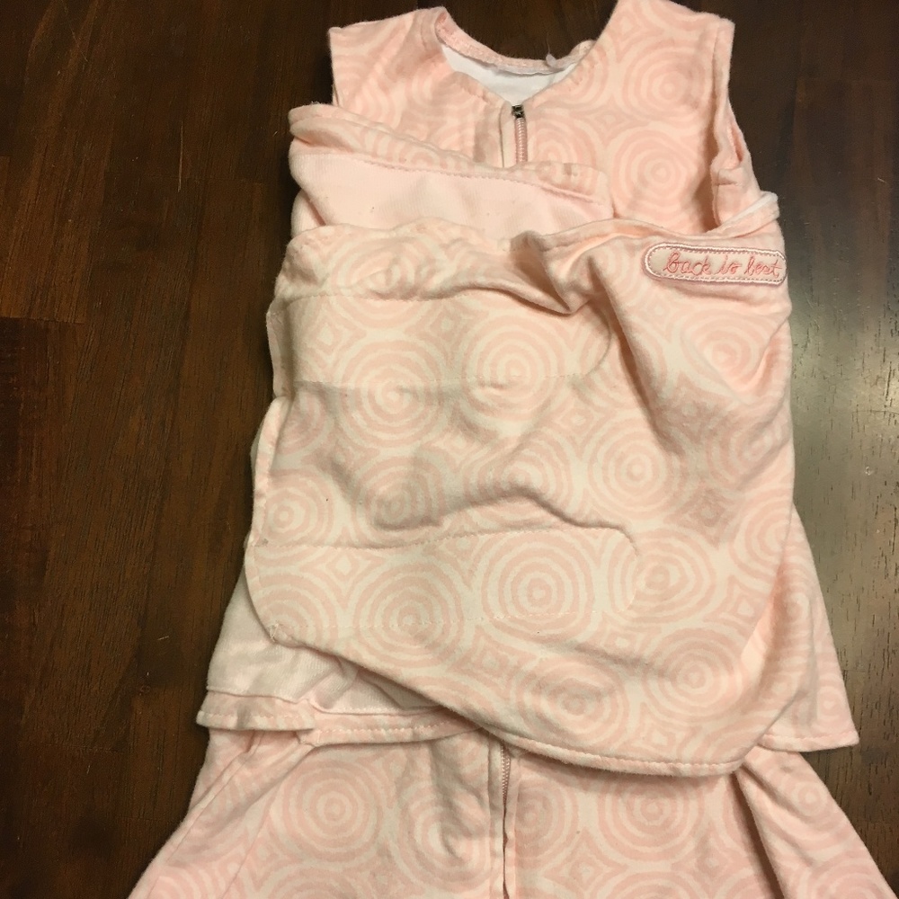 Halo sleepsack pink swirls size newborn